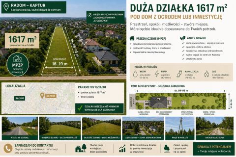 Sprzedaż Działka Chabrowa, Radom